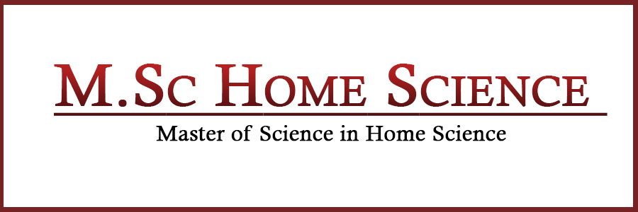 M.Sc Home Science